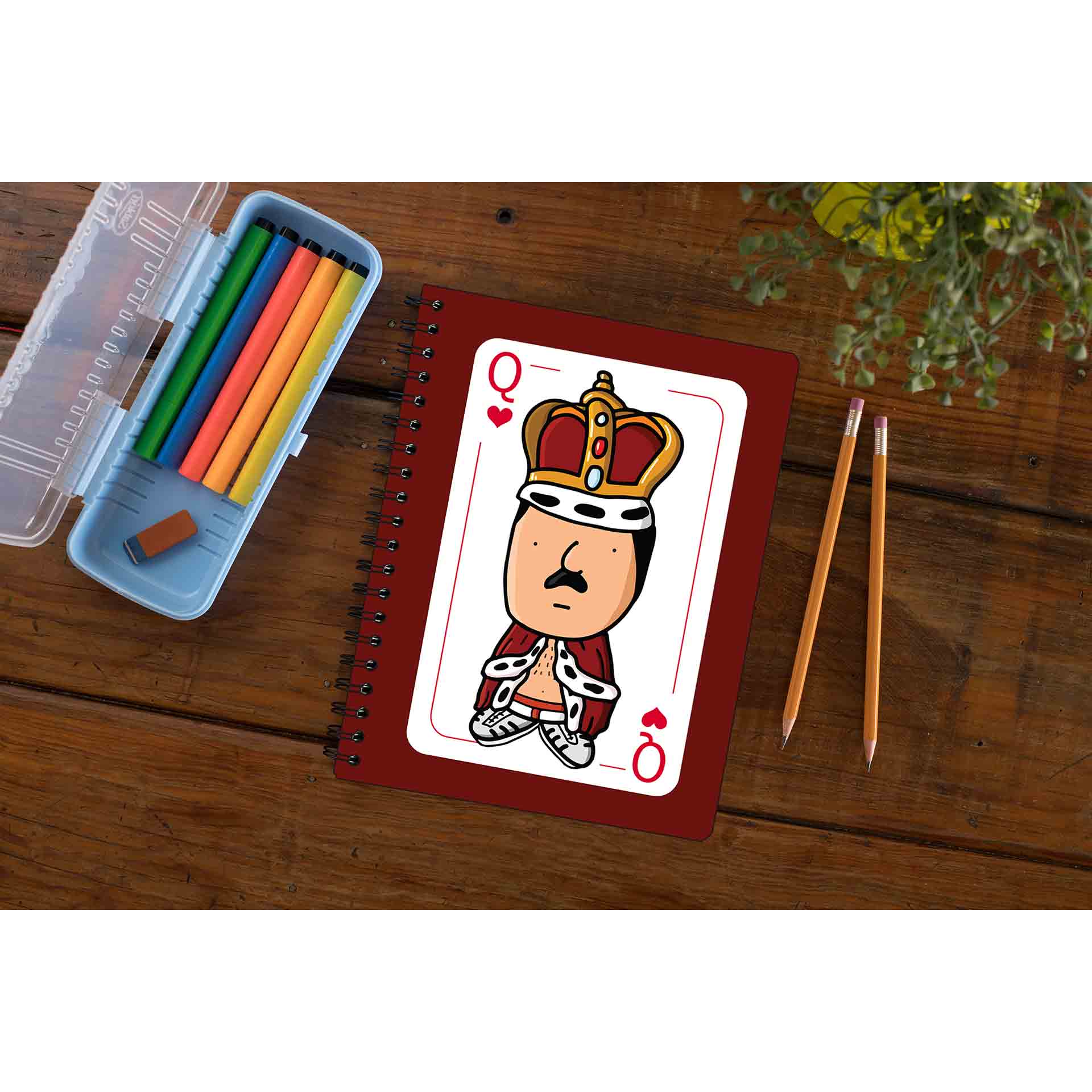 queen the queen card notebook notepad diary buy online united states of america usa the banyan tee tbt unruled