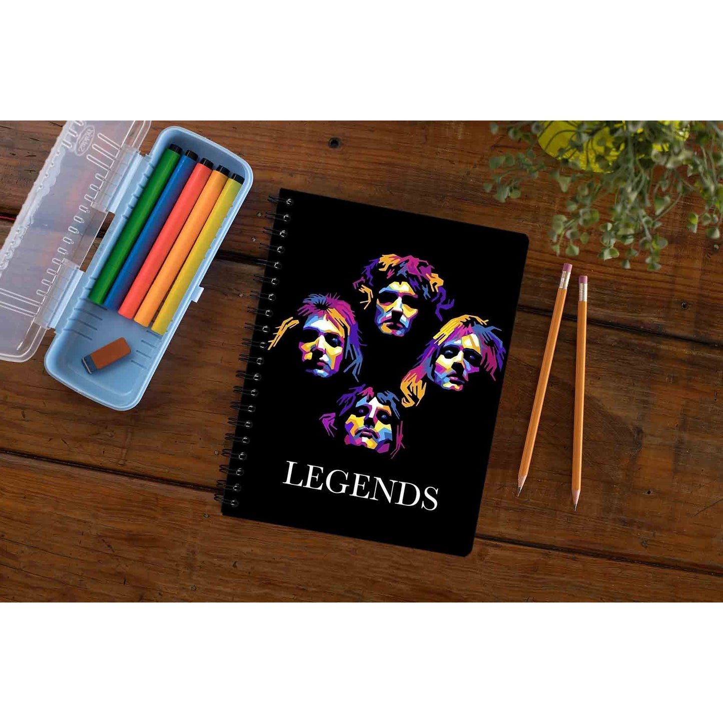 queen legends notebook notepad diary buy online united states of america usa the banyan tee tbt unruled