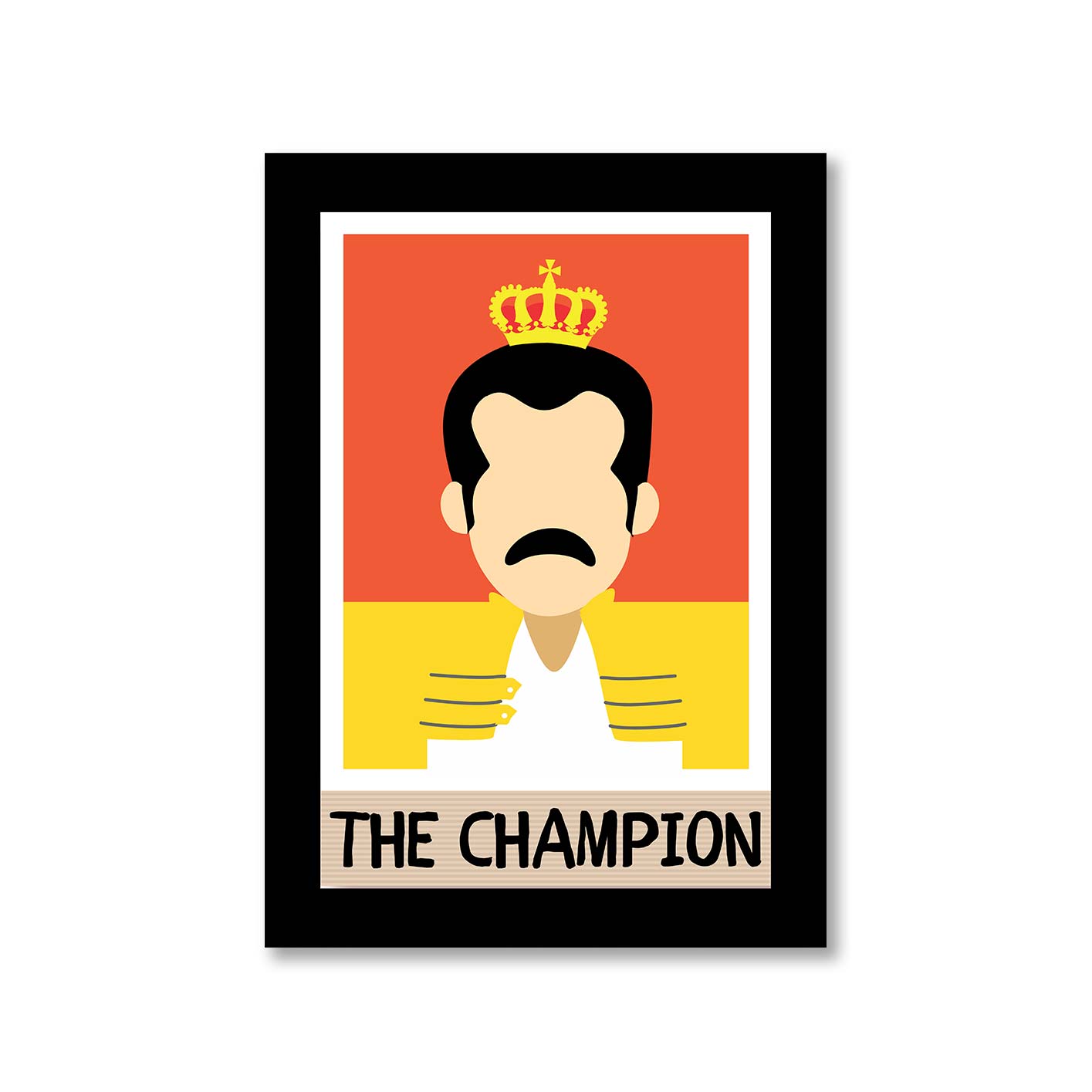 queen the champion poster wall art buy online united states of america usa the banyan tee tbt a4