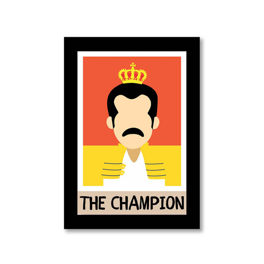 queen the champion poster wall art buy online united states of america usa the banyan tee tbt a4