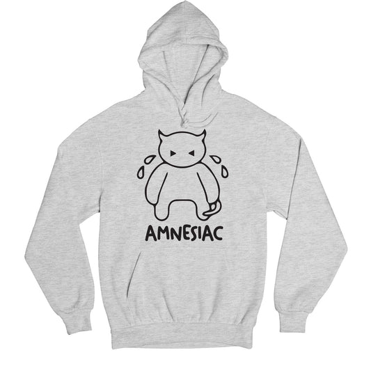 radiohead amnesiac hoodie hooded sweatshirt winterwear music band buy online usa united states of america the banyan tee tbt men women girls boys unisex gray