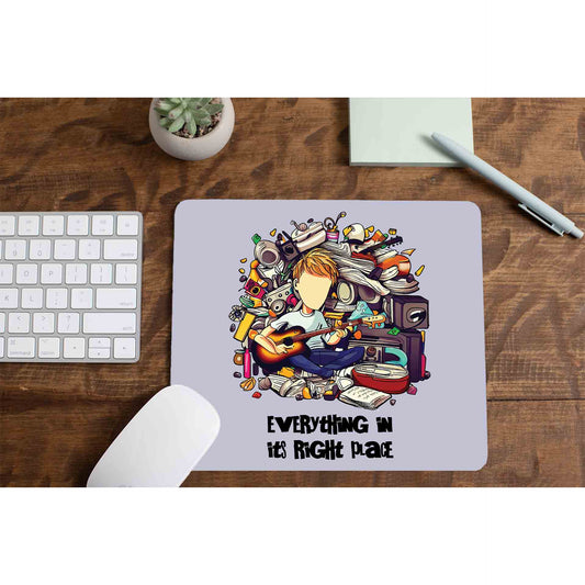 radiohead in its right place mousepad logitech large anime music band buy online united states of america usa the banyan tee tbt men women girls boys unisex