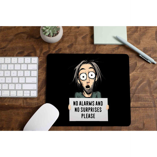 radiohead no surprises mousepad logitech large anime music band buy online united states of america usa the banyan tee tbt men women girls boys unisex