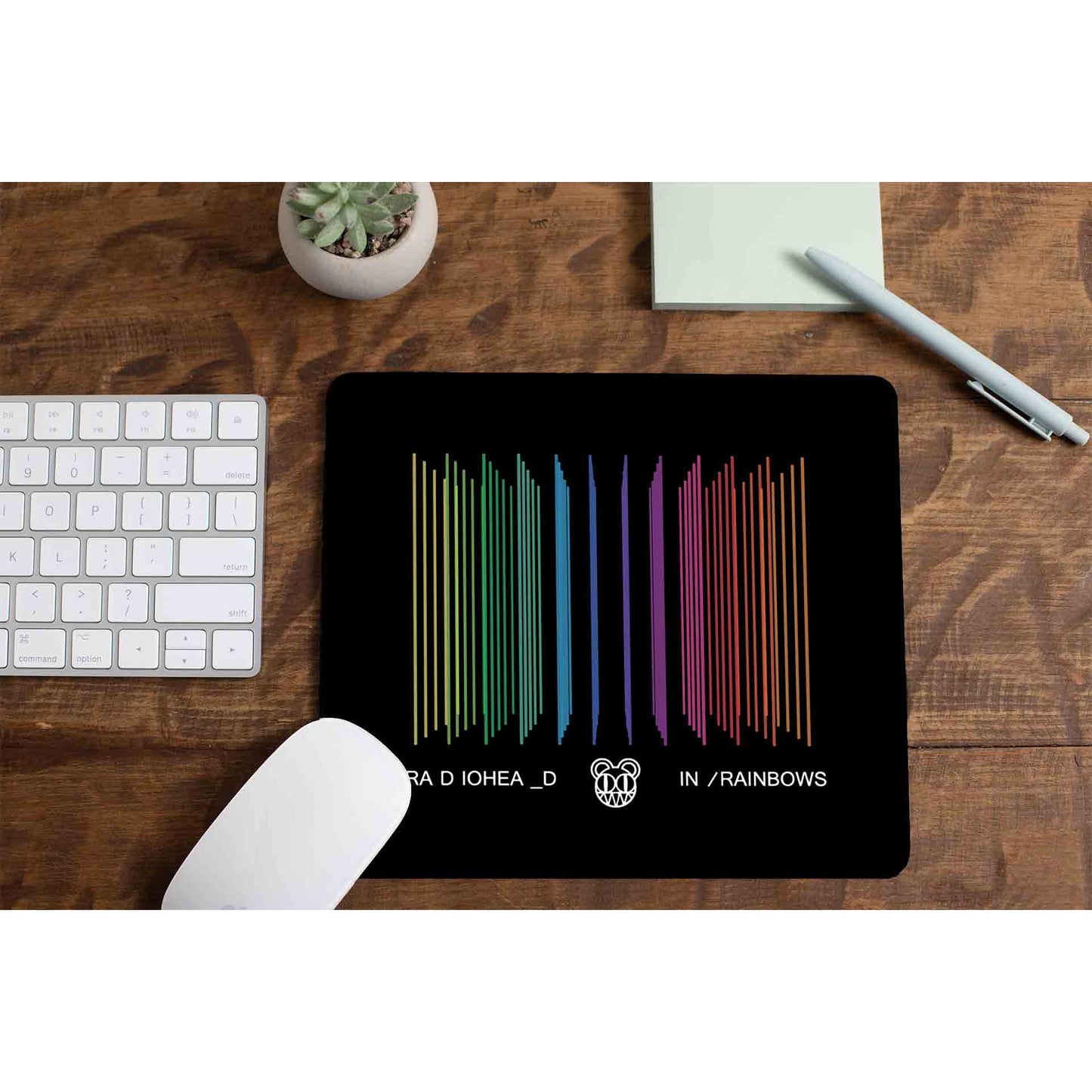 radiohead in rainbows mousepad logitech large anime music band buy online united states of america usa the banyan tee tbt men women girls boys unisex