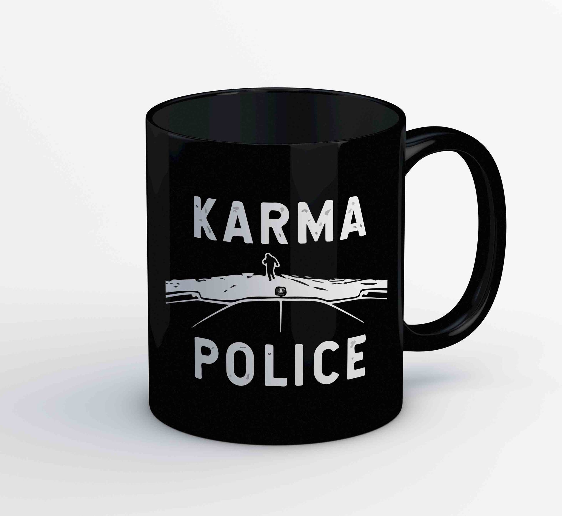 radiohead karma police mug coffee ceramic music band buy online usa united states of america the banyan tee tbt men women girls boys unisex