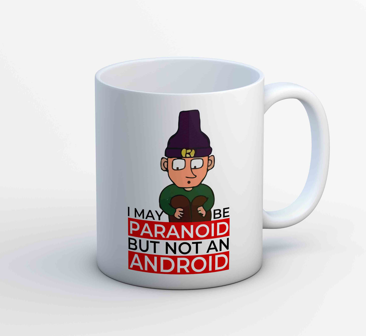 radiohead paranoid android mug coffee ceramic music band buy online usa united states of america the banyan tee tbt men women girls boys unisex