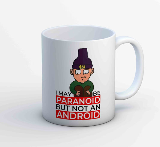 radiohead paranoid android mug coffee ceramic music band buy online usa united states of america the banyan tee tbt men women girls boys unisex