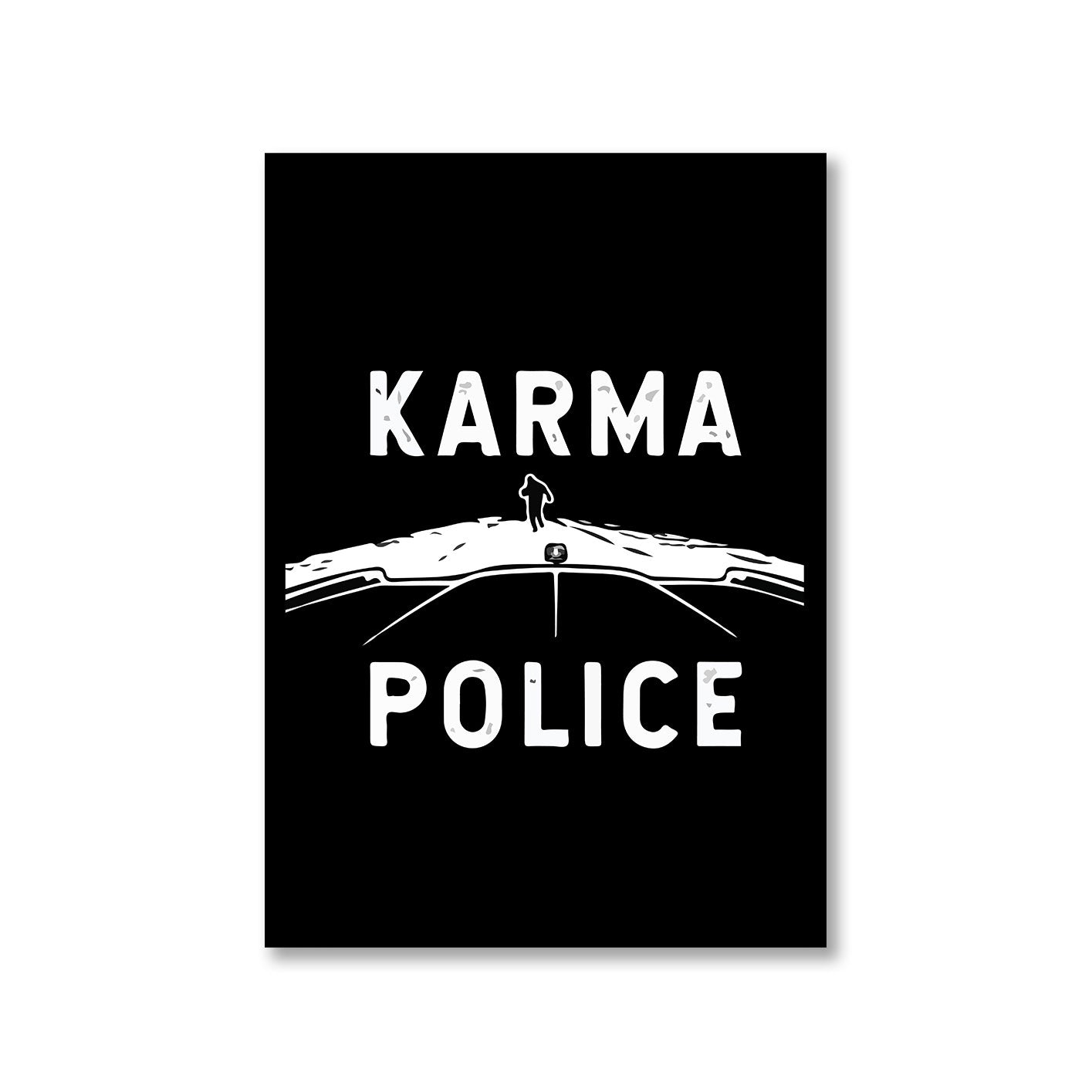 radiohead karma police poster wall art buy online united states of america usa the banyan tee tbt a4