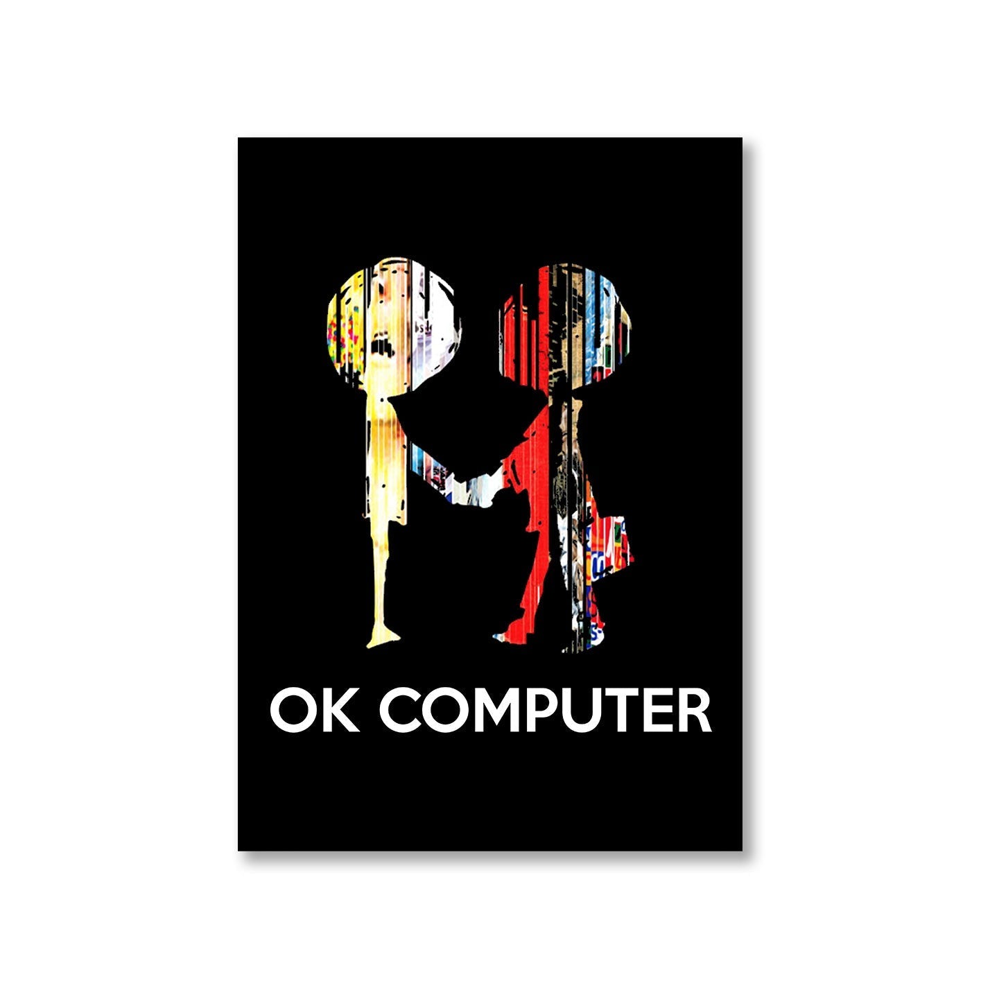 radiohead ok computer poster wall art buy online united states of america usa the banyan tee tbt a4