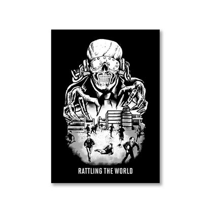 megadeth rattling the world poster wall art buy online united states of america usa the banyan tee tbt a4