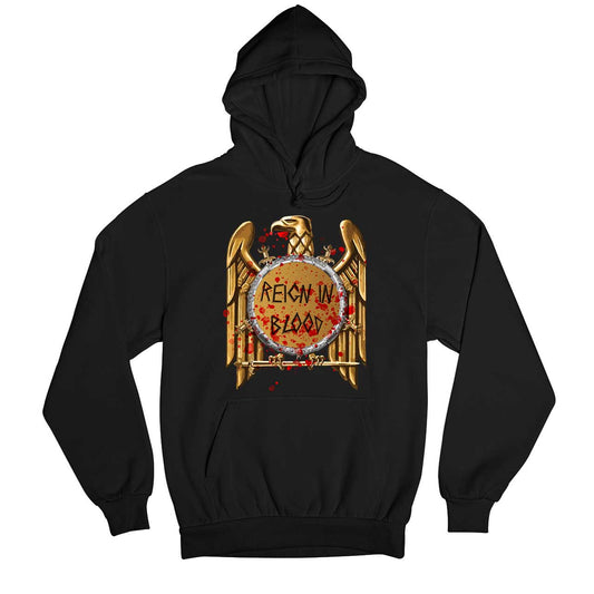 slayer reign in blood hoodie hooded sweatshirt winterwear music band buy online usa united states of america the banyan tee tbt men women girls boys unisex black