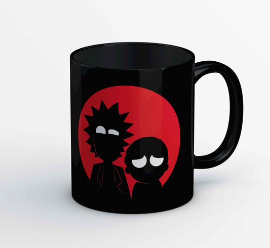 rick and morty silhouette mug coffee ceramic buy online usa united states of america the banyan tee tbt men women girls boys unisex  rick and morty online summer beth mr meeseeks jerry quote vector art clothing accessories merchandise
