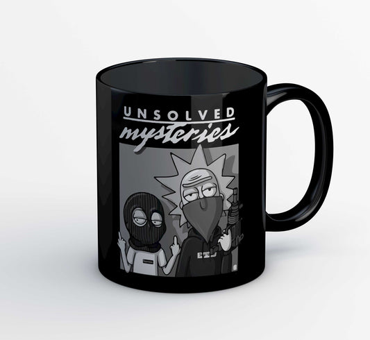 rick and morty unsolved mysteries mug coffee ceramic buy online usa united states of america the banyan tee tbt men women girls boys unisex  rick and morty online summer beth mr meeseeks jerry quote vector art clothing accessories merchandise