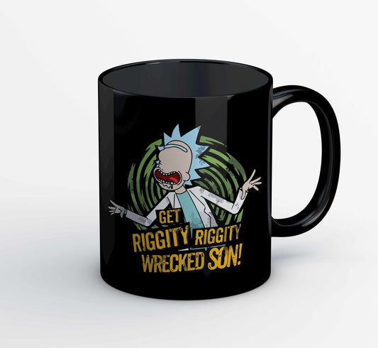 rick and morty riggity mug coffee ceramic buy online usa united states of america the banyan tee tbt men women girls boys unisex  rick and morty online summer beth mr meeseeks jerry quote vector art clothing accessories merchandise