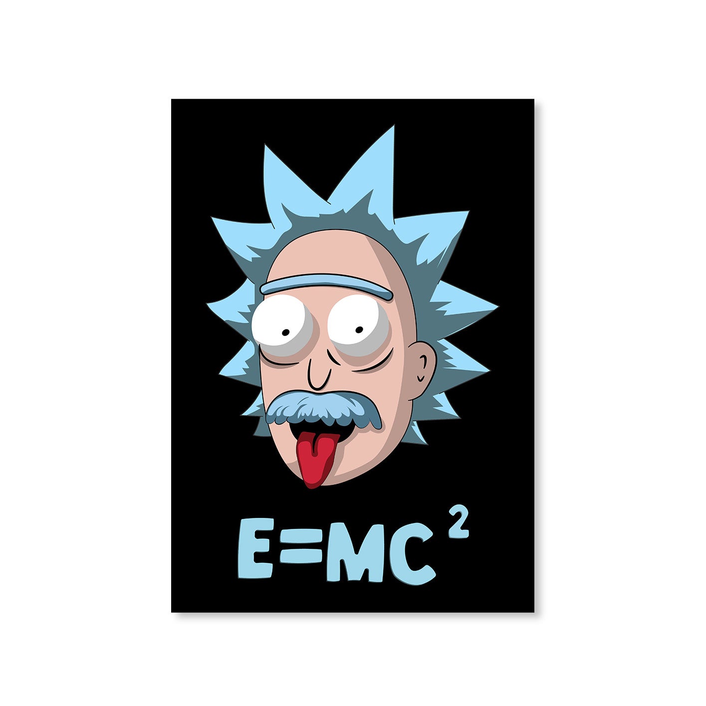 rick and morty genius poster wall art buy online united states of america usa the banyan tee tbt a4 rick and morty online summer beth mr meeseeks jerry quote vector art clothing accessories merchandise
