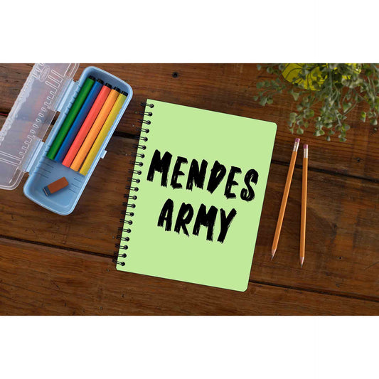 shawn mendes mendes army notebook notepad diary buy online united states of america usa the banyan tee tbt unruled