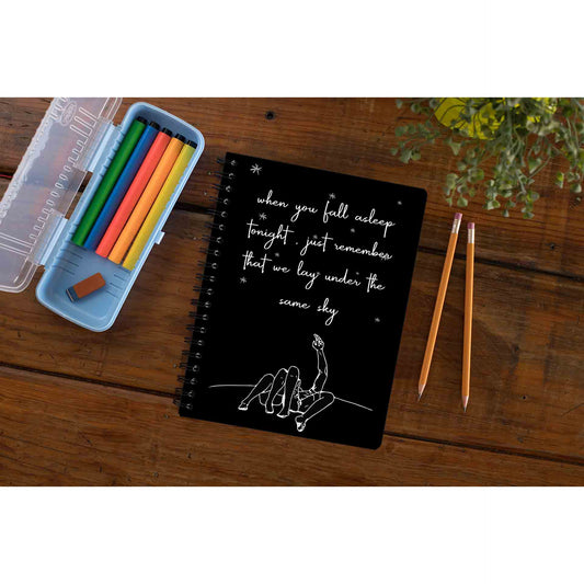 shawn mendes never be alone notebook notepad diary buy online united states of america usa the banyan tee tbt unruled