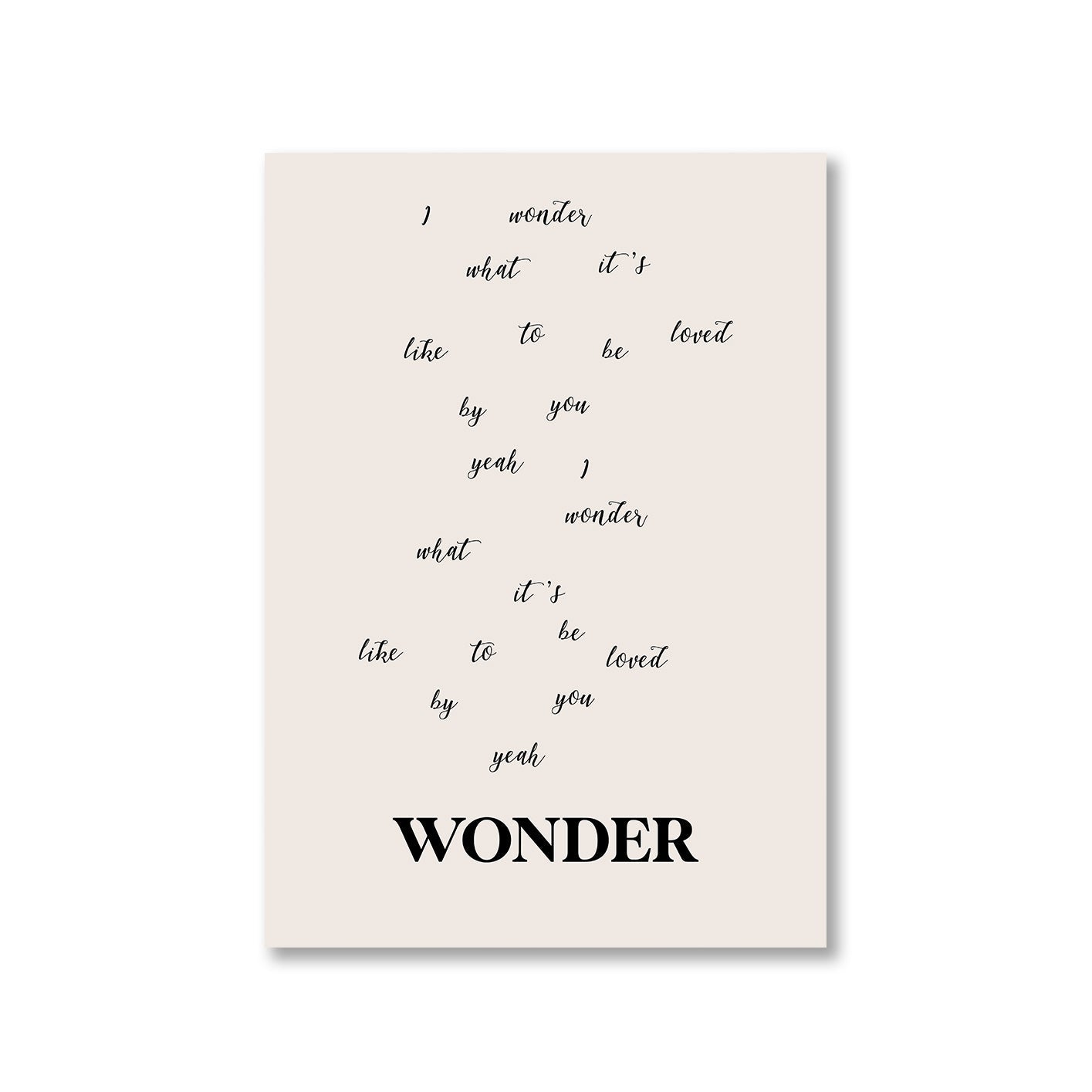 shawn mendes wonder poster wall art buy online united states of america usa the banyan tee tbt a4