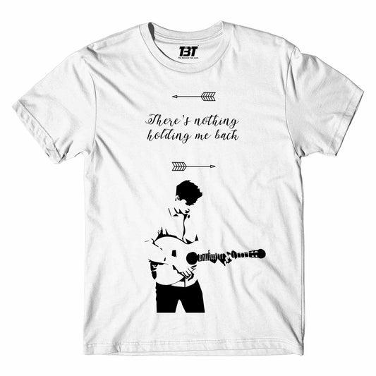 shawn mendes nothing holding me back t-shirt music band buy online usa united states the banyan tee tbt men women girls boys unisex white