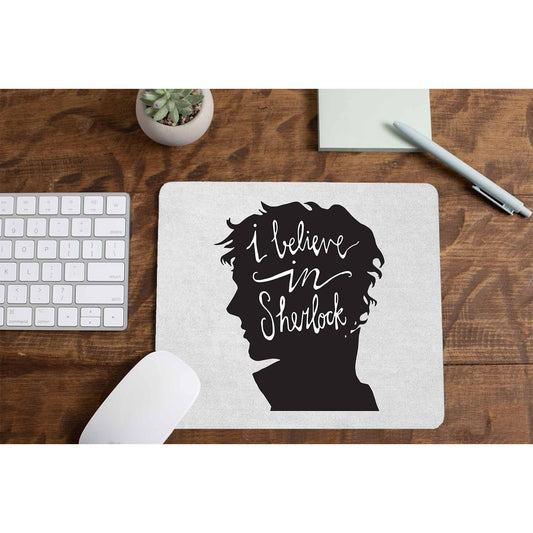 Sherlock Mousepad - I Believe In Sherlock The Banyan Tee TBT