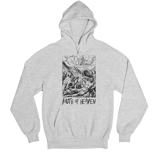 slayer south of heaven hoodie hooded sweatshirt winterwear music band buy online usa united states of america the banyan tee tbt men women girls boys unisex gray