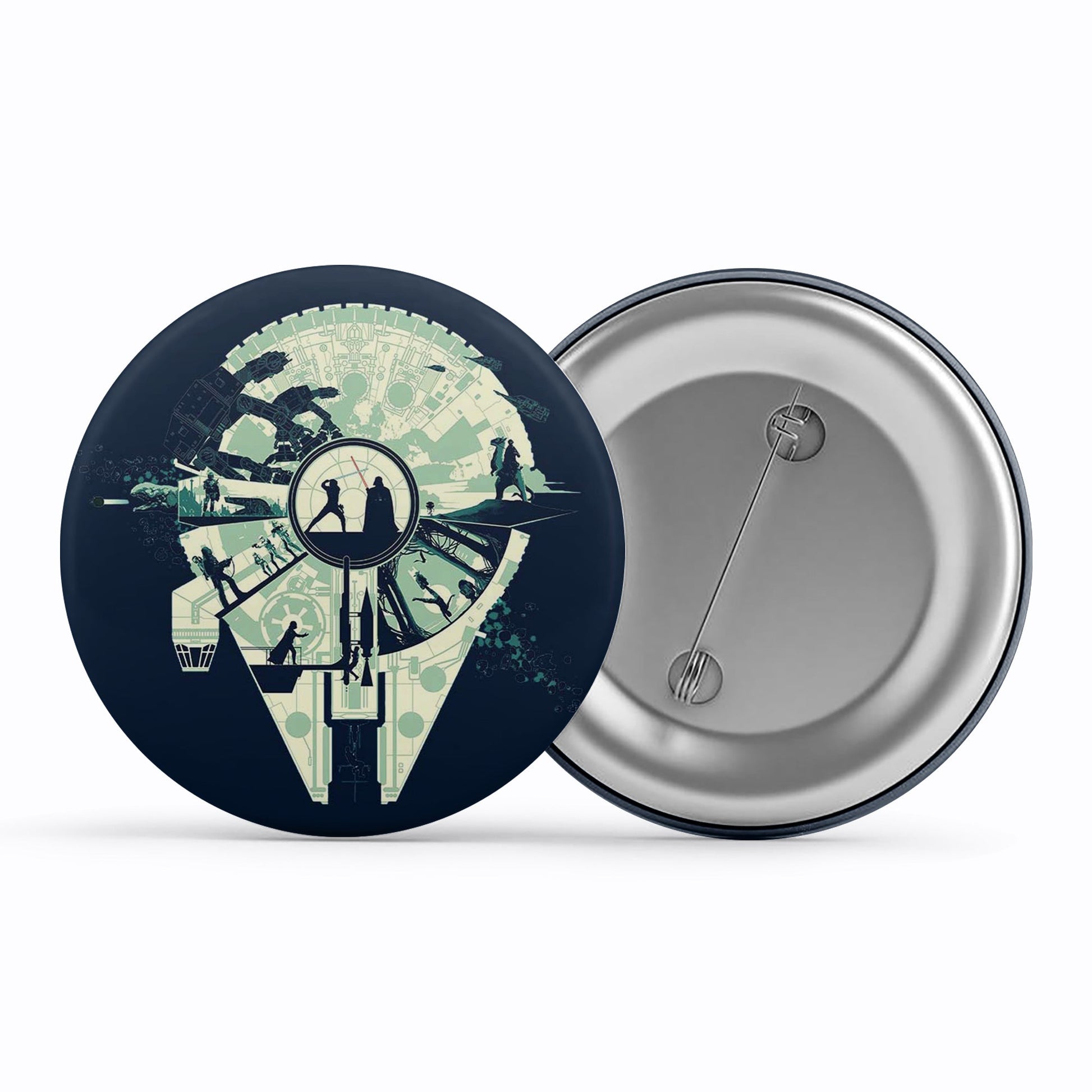 star wars luke vs. vader badge pin button tv & movies buy online india the banyan tee tbt men women girls boys unisex