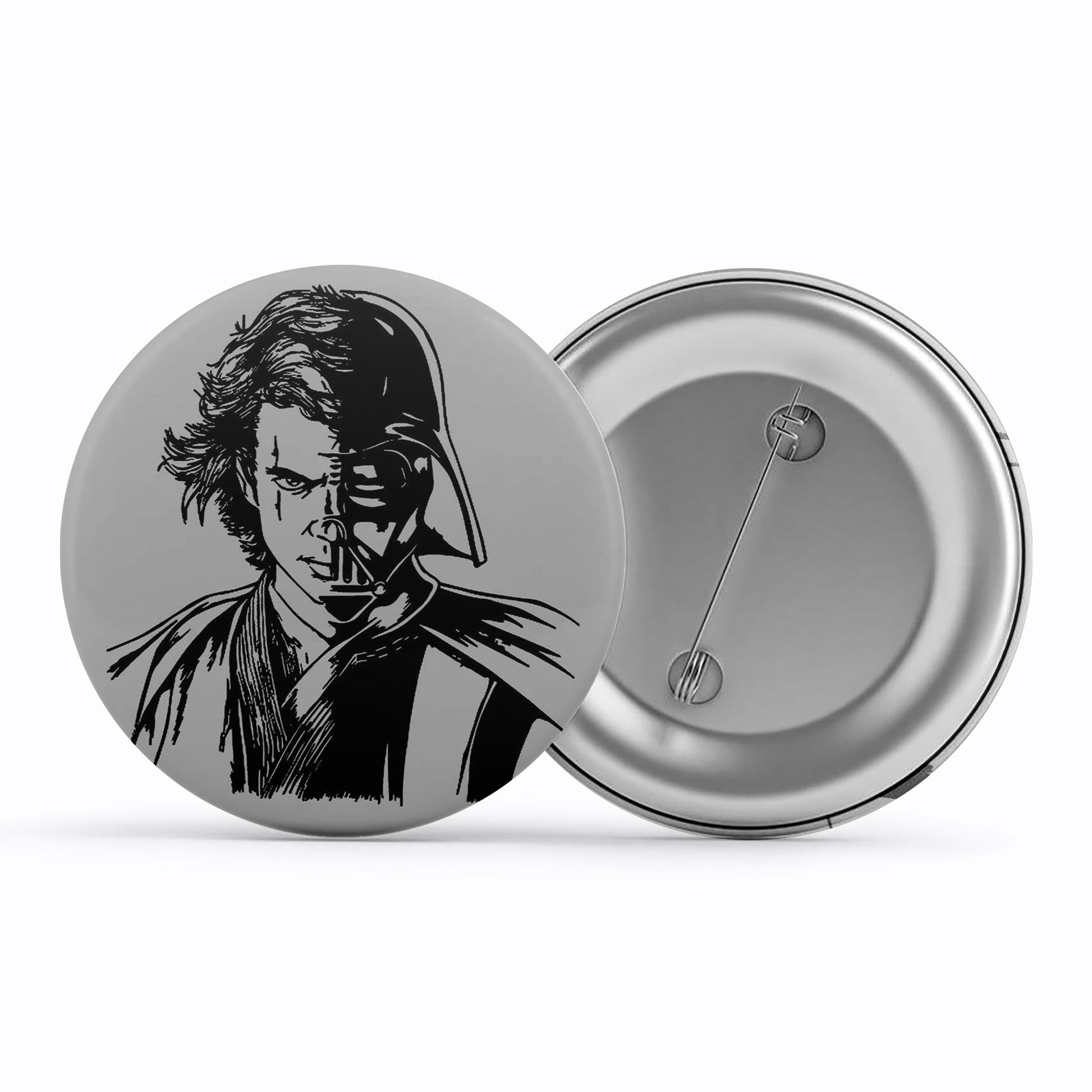 star wars anakin & darth vader badge pin button tv & movies buy online india the banyan tee tbt men women girls boys unisex