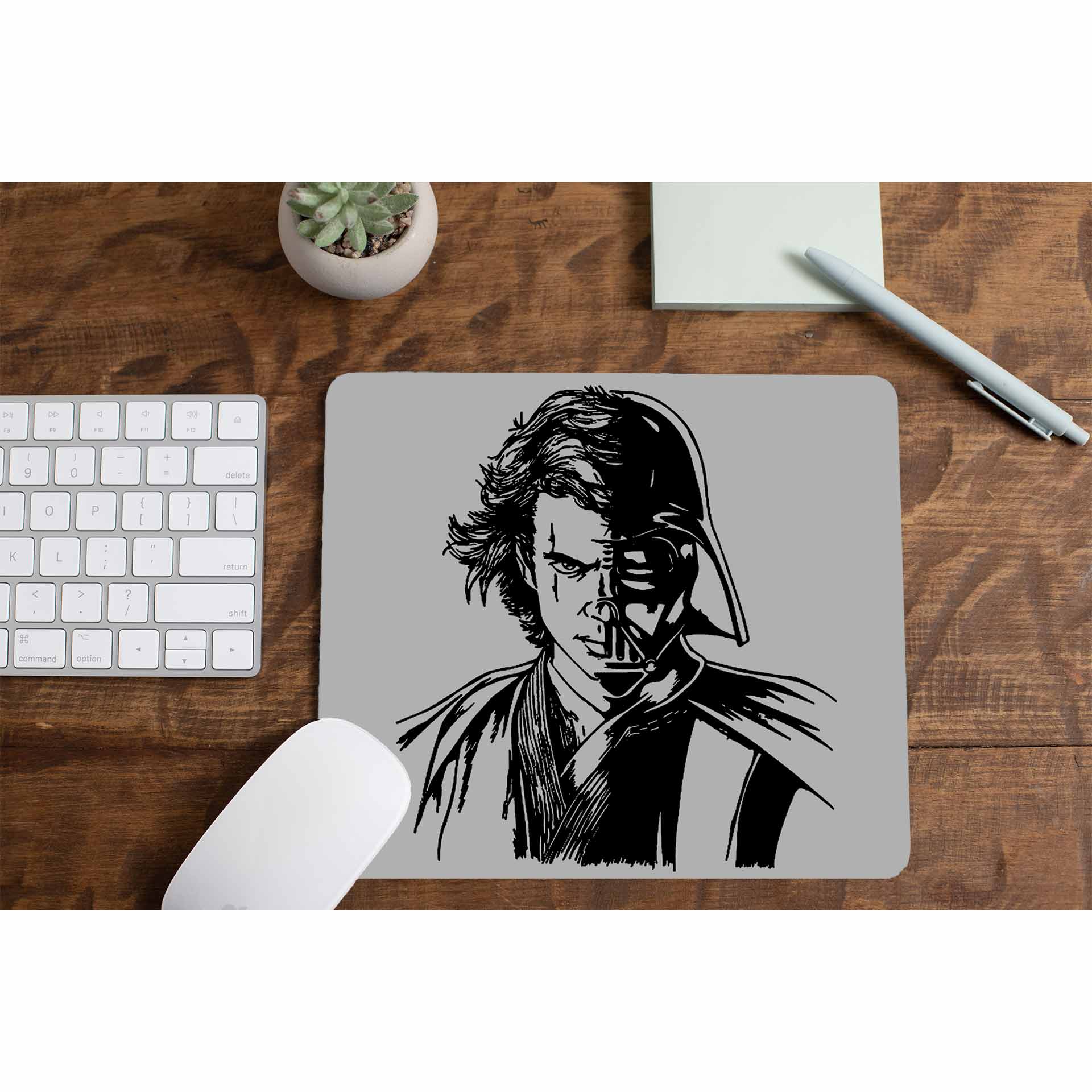 star wars anakin & darth vader mousepad logitech large anime tv & movies buy online united states of america usa the banyan tee tbt men women girls boys unisex