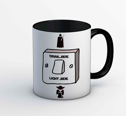 star wars dark side - light side mug coffee ceramic tv & movies buy online usa united states of america the banyan tee tbt men women girls boys unisex  yoda & darth vader