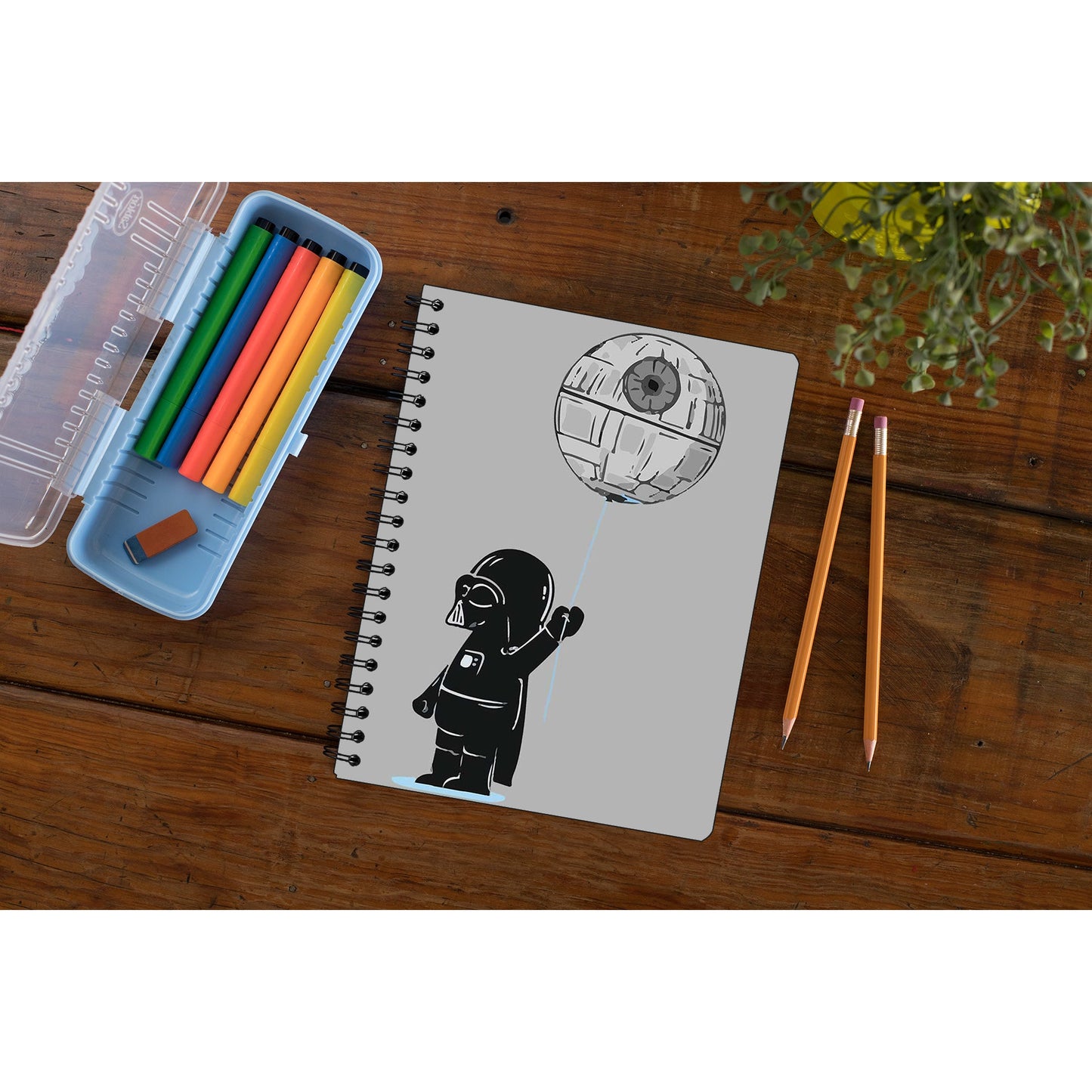 star wars darth's balloon notebook notepad diary buy online united states of america usa the banyan tee tbt unruled