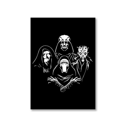 star wars darthemian rhapsody poster wall art buy online united states of america usa the banyan tee tbt a4 darth vader