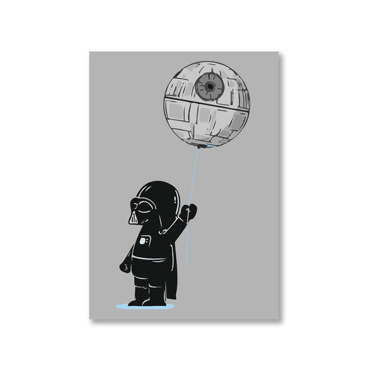 star wars darth's balloon poster wall art buy online united states of america usa the banyan tee tbt a4