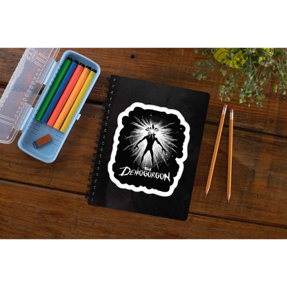 stranger things the demogorgon notebook notepad diary buy online united states of america usa the banyan tee tbt unruled stranger things eleven demogorgon shadow monster dustin quote vector art clothing accessories merchandise