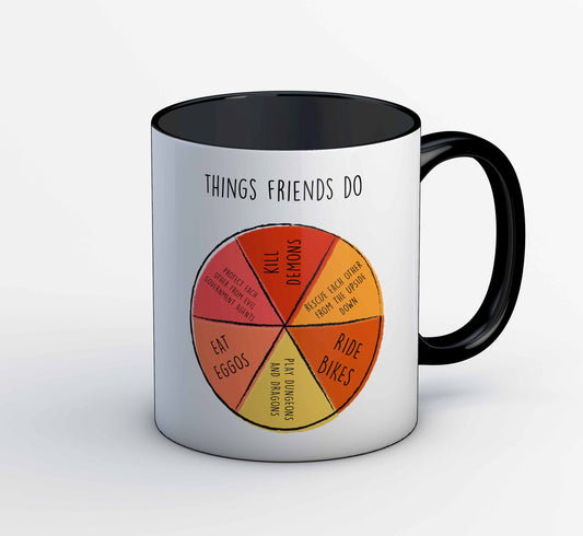 stranger things things friends do mug coffee ceramic tv & movies buy online usa united states of america the banyan tee tbt men women girls boys unisex  stranger things eleven demogorgon shadow monster dustin quote vector art clothing accessories merchandise