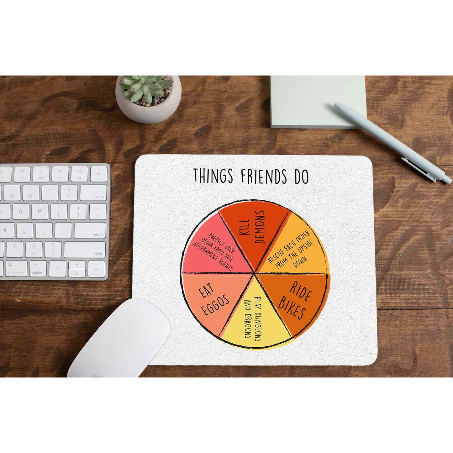 stranger things things friends do mousepad logitech large anime tv & movies buy online united states of america usa the banyan tee tbt men women girls boys unisex  stranger things eleven demogorgon shadow monster dustin quote vector art clothing accessories merchandise