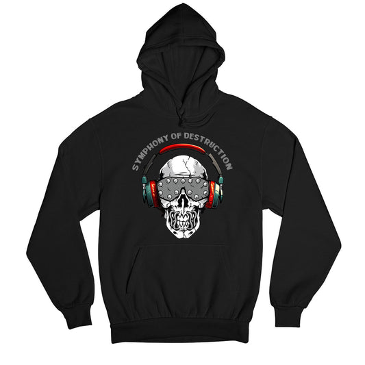 megadeth symphony of destruction hoodie hooded sweatshirt winterwear music band buy online usa united states of america the banyan tee tbt men women girls boys unisex black