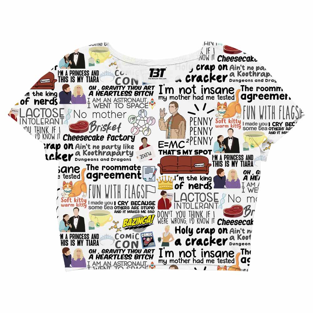the big bang theory moo point all over printed crop tee tv & movies buy online united states of america usa  the banyan tee tbt men women girls boys unisex xs