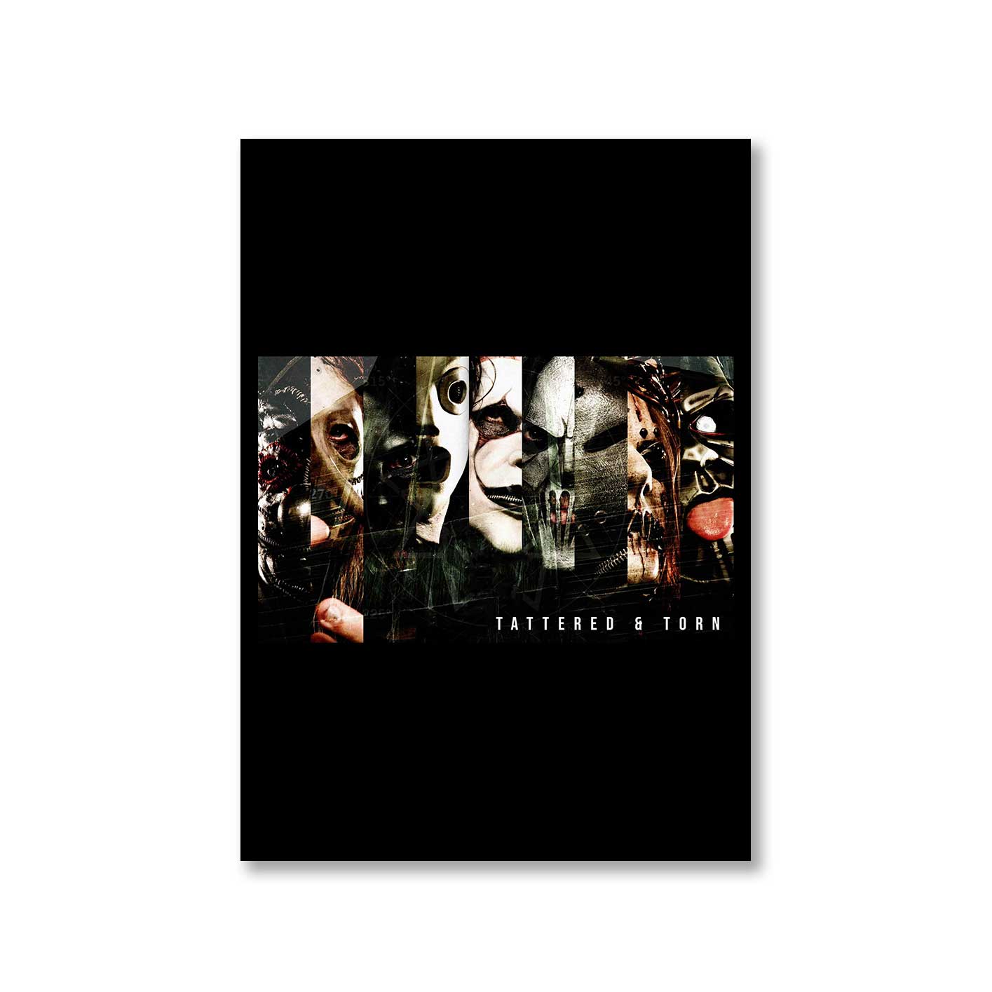 slipknot tattered and torn poster wall art buy online united states of america usa the banyan tee tbt a4
