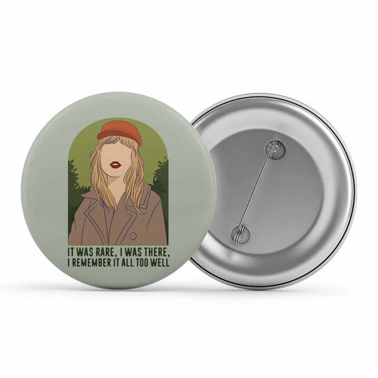 taylor swift remember it all too well badge pin button music band buy online united states of america usa the banyan tee tbt men women girls boys unisex