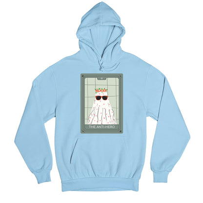 taylor swift the anti hero hoodie hooded sweatshirt winterwear music band buy online united states of america usa the banyan tee tbt men women girls boys unisex baby blue