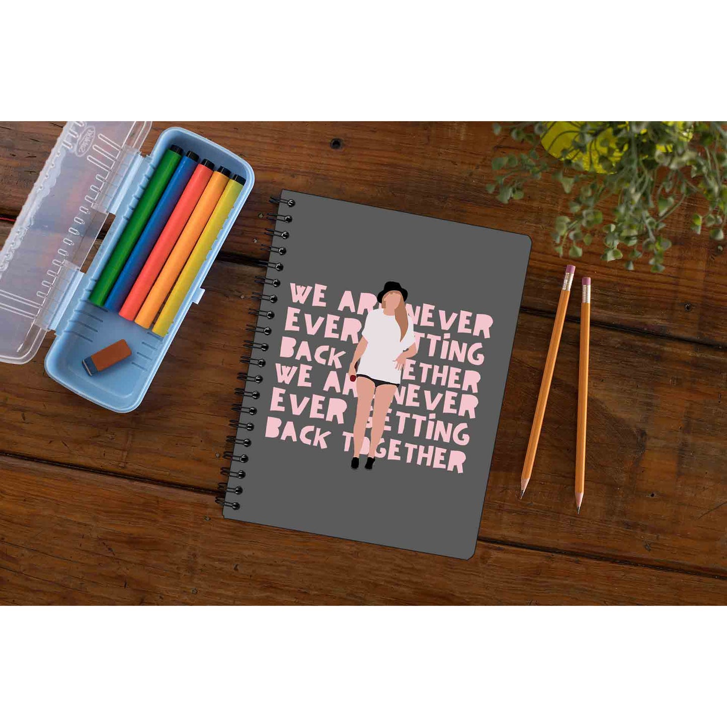 taylor swift getting back together notebook notepad diary buy online united states of america usa the banyan tee tbt unruled