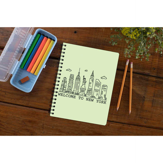 taylor swift welcome to new york notebook notepad diary buy online united states of america usa the banyan tee tbt unruled 