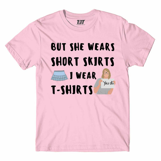 taylor swift i wear t-shirts t-shirt music band buy online united states of america usa the banyan tee tbt men women girls boys unisex baby pink