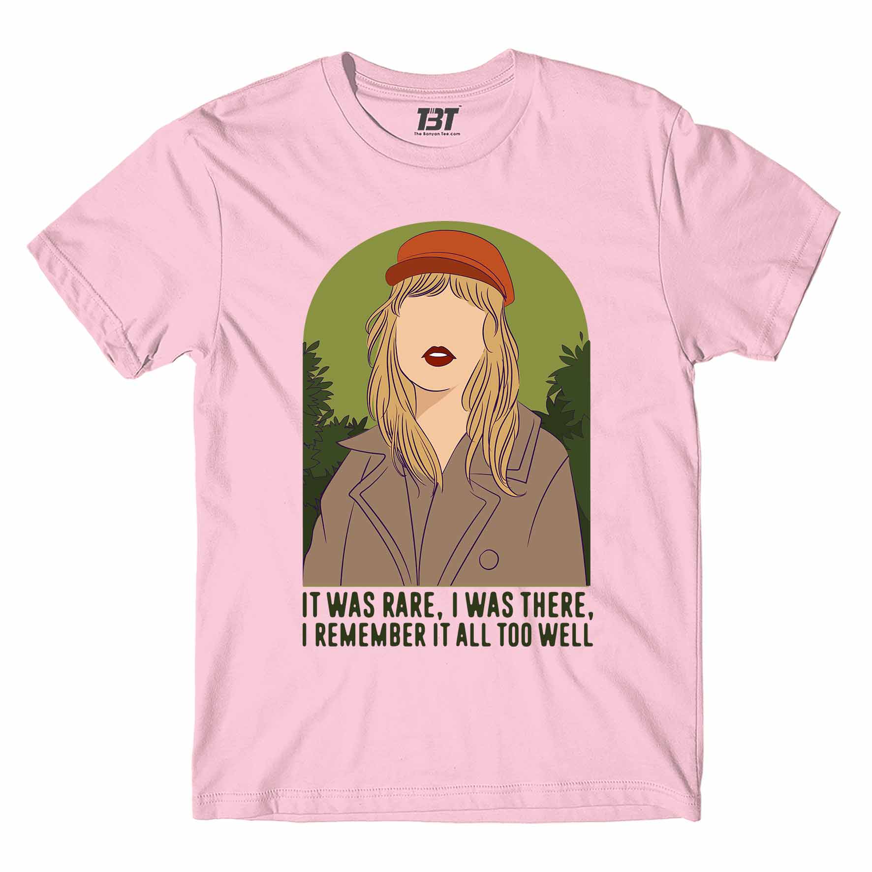 taylor swift remember it all too well t-shirt music band buy online united states of america usa the banyan tee tbt men women girls boys unisex baby pink