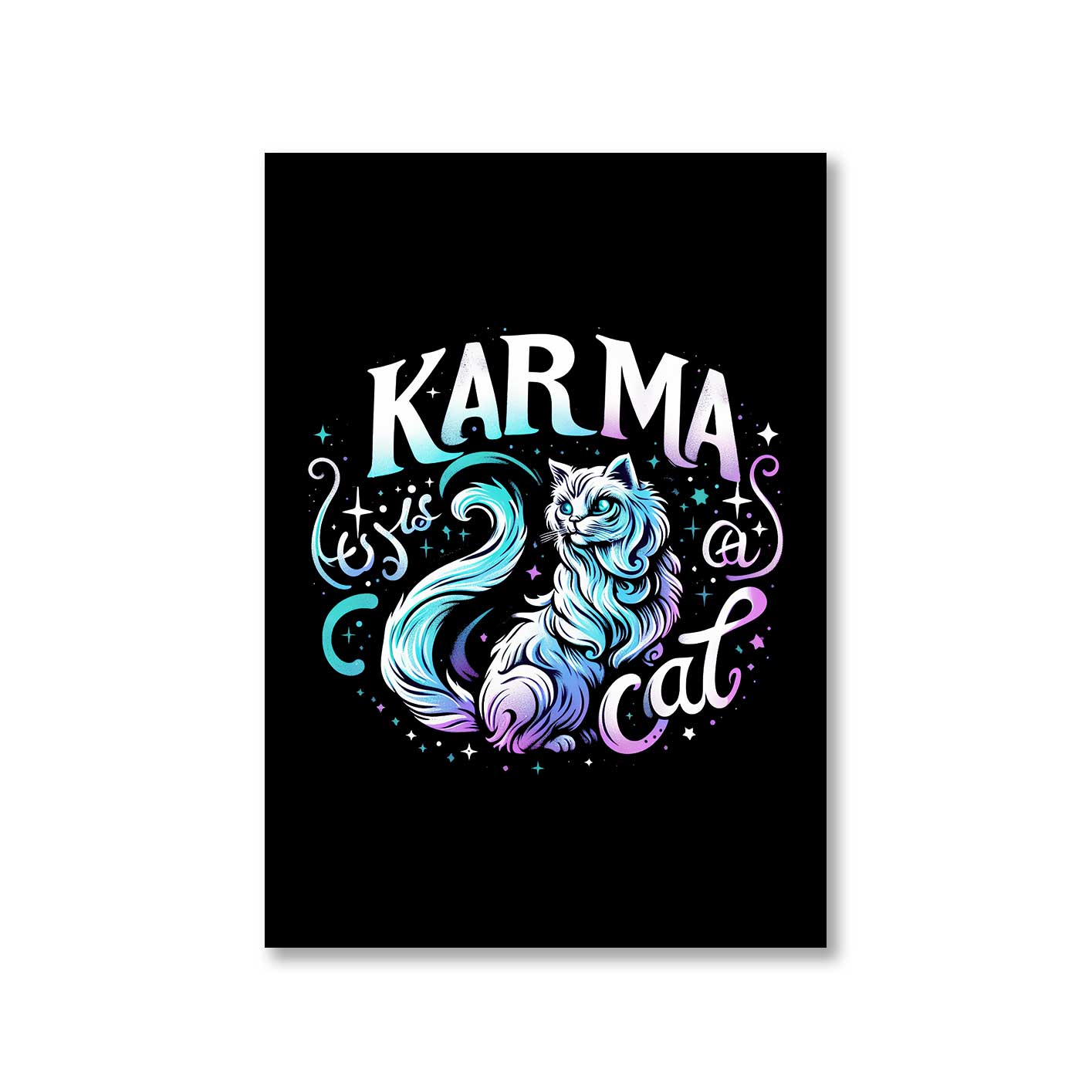 taylor swift karma cat poster wall art buy online united states of america usa the banyan tee tbt a4