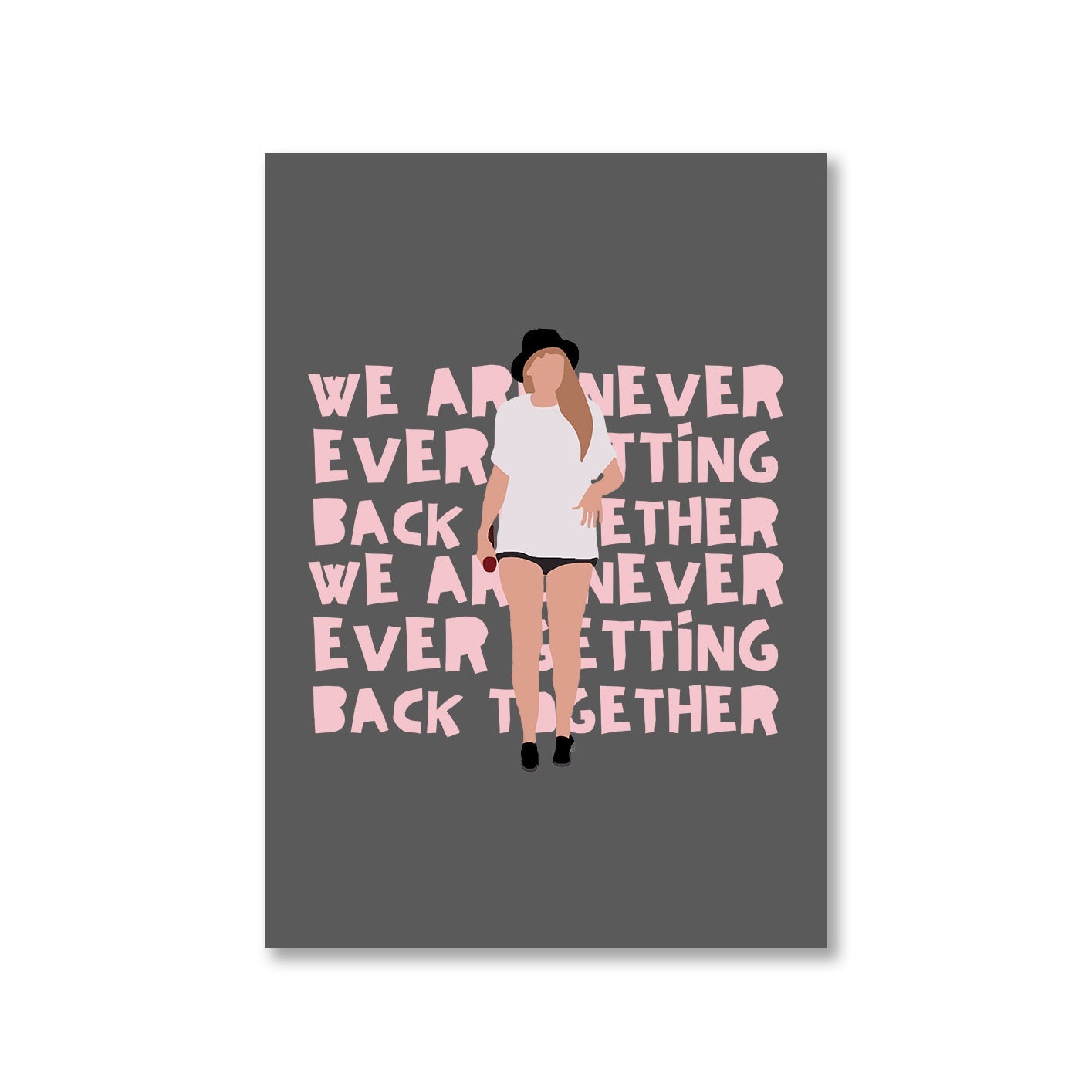 taylor swift getting back together poster wall art buy online united states of america usa the banyan tee tbt a4