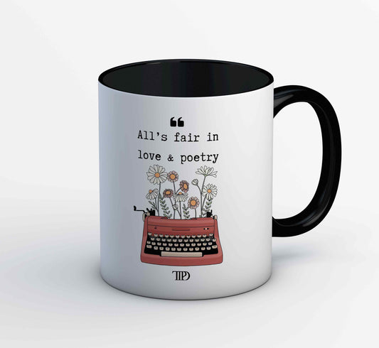 taylor swift love & poetry mug coffee ceramic music band buy online united states of america usa the banyan tee tbt men women girls boys unisex
