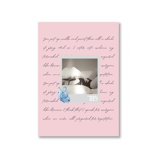 taylor swift tortured poets department poster wall art buy online united states of america usa the banyan tee tbt a4