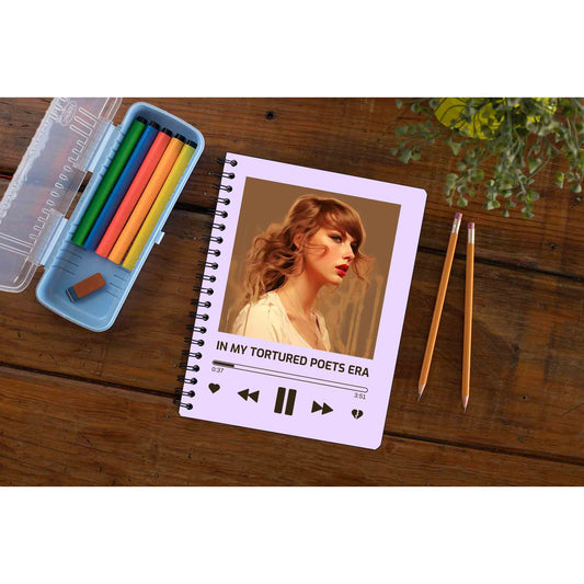 taylor swift tortured poets era notebook notepad diary buy online united states of america usa the banyan tee tbt unruled