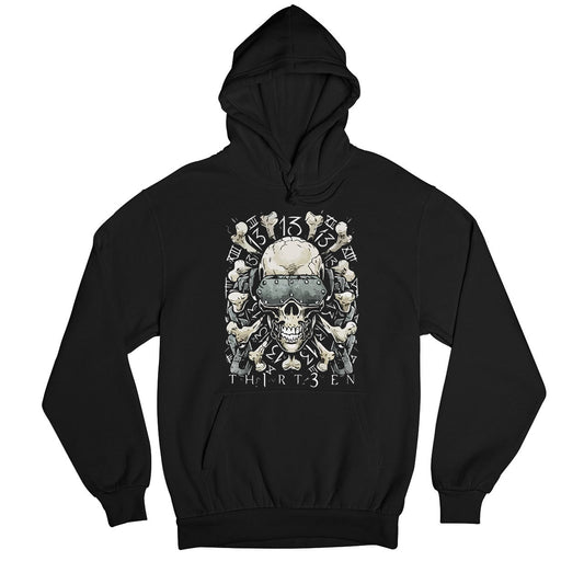 megadeth th1rt3en hoodie hooded sweatshirt winterwear music band buy online usa united states of america the banyan tee tbt men women girls boys unisex black